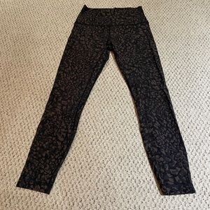 Lululemon Align Pant -  Size 6 - Wild Camo Brown